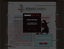Tablet Screenshot of lindakrileylegal.com